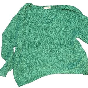 Green Comfy Sweater for Women Size L